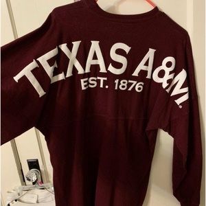 Spirit Activewear Texas A&M Long Sleeve Top